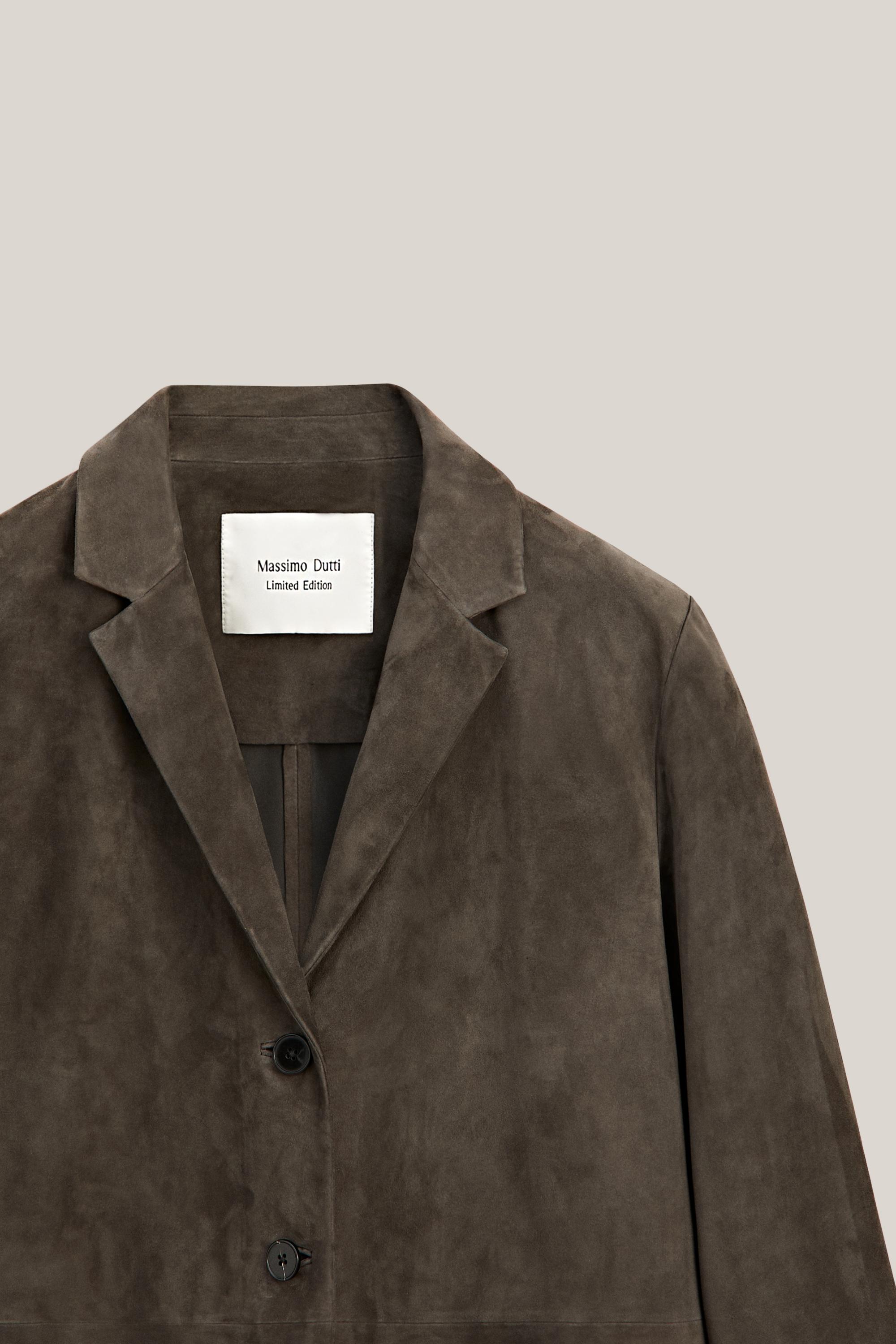 100% suede leather blazer - LIMITED EDITION